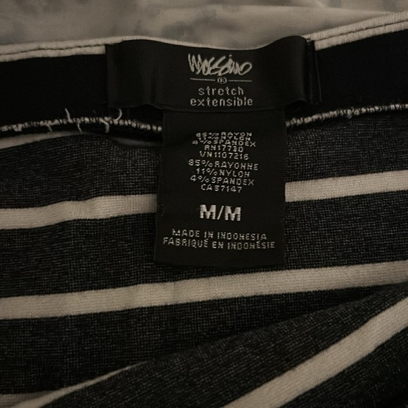 Mossimo Extensive Stretch Black & White Pencil Skirt - Medium - Picture 2 of 3